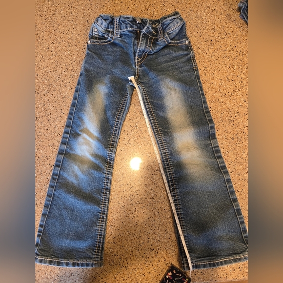 Chic Blue Denim Jeans with Embroidery - Picture 2 of 4